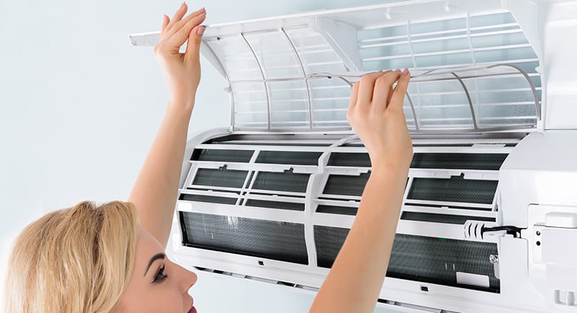 Limpia correctamente tu equipo de aire acondicionado