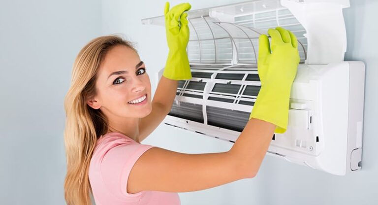 Cómo limpiar un aire acondicionado de calidad sin desinstalar