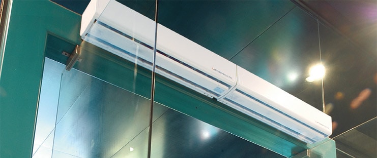 Cortinas de aire y el ahorro en los negocios