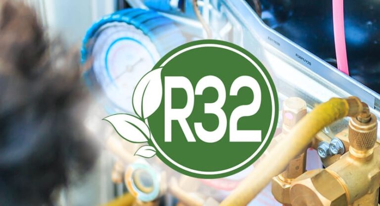 ¿Qué es el gas fluorado R-32?