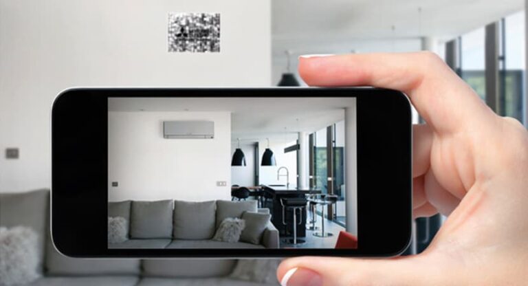 ¿Quieres ver el aire acondicionado en la pared de tu casa?