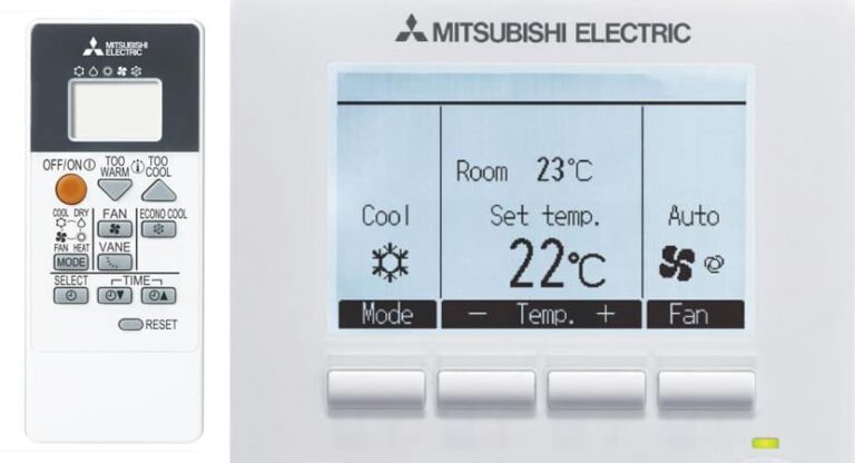 Mando aire acondicionado mitsubishi