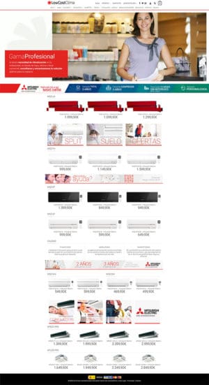 Nuevo diseño de LowCostClima.es