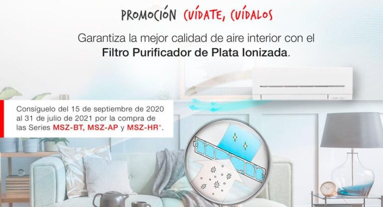 Compra Mitsubishi y te regala un filtro purificador de plata ionizada