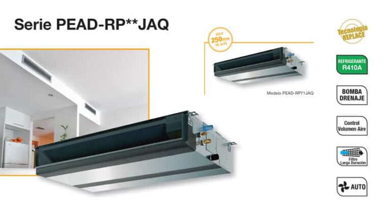 Aires acondicionados PEAD-RP UNIDAD INTERIOR de Mitsubishi Electric