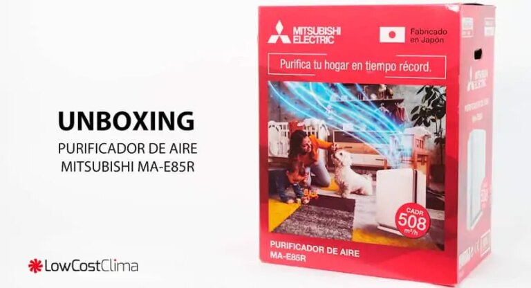 Unboxing purificador MA-E85R-E de Mitsubishi Electric