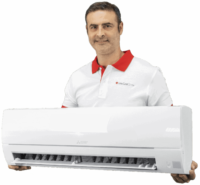 Luis Gómez con Split MSZ-HR Mitsubishi Electric · LowCostClima